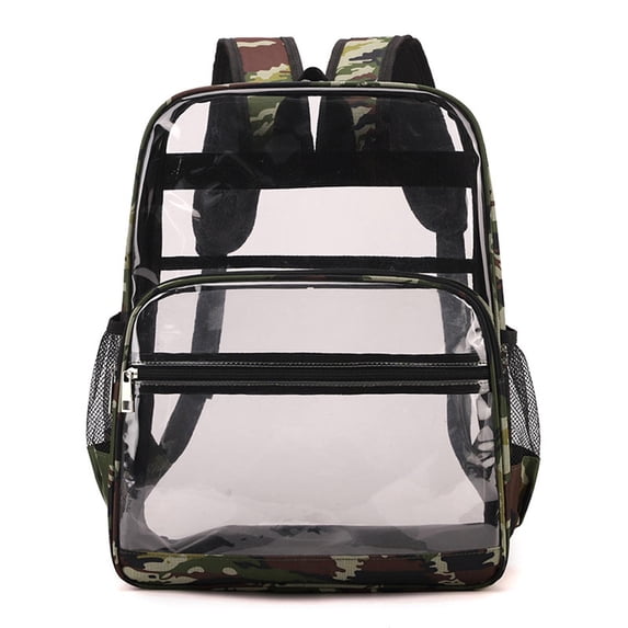 Clear Backpacks for School Large Capacity Transparent Student Rucksack Eco Friendly Bag for School Daily Travel