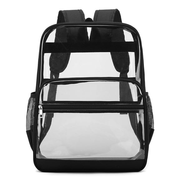 Clear Backpacks for School Large Capacity Transparent Student Rucksack Eco Friendly Bag for School Daily Travel