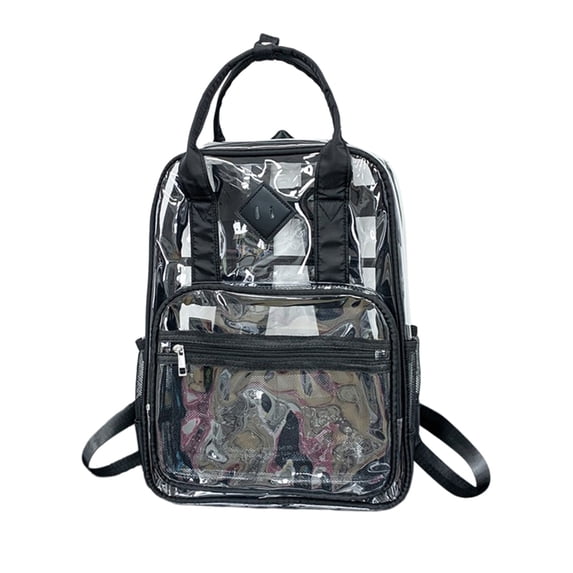 Clear Backpacks for School Large Capacity Waterproof Clear Backpack for Middle High School Stadium Events
