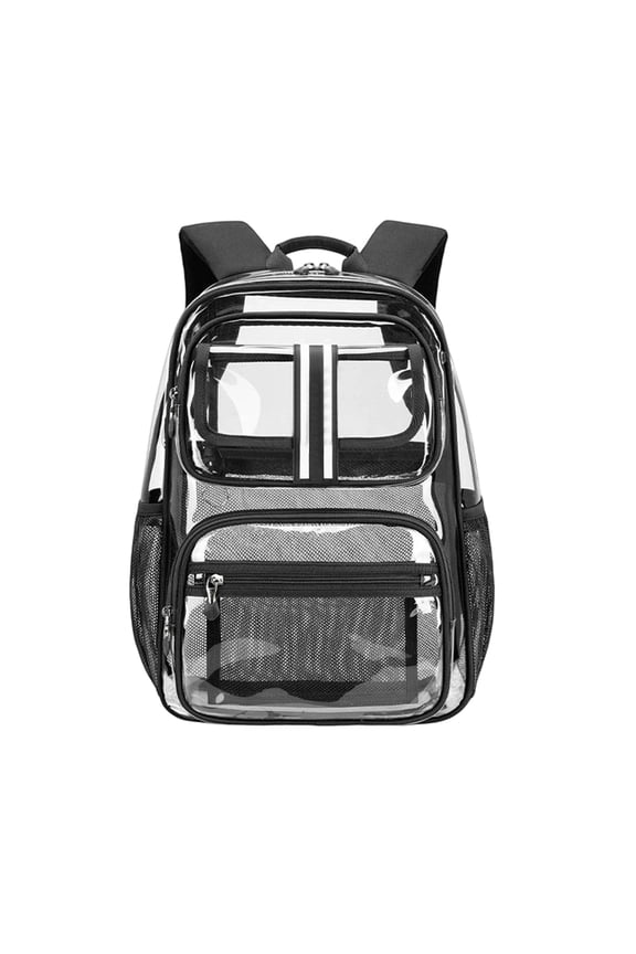 Clear Backpacks for School Large Capacity Waterproof Clear Backpack for Middle High School Stadium Events
