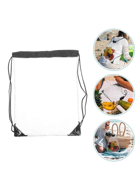 Clear Drawstring Backpacks