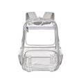 thumbnail image 1 of Clear Bag Mochila Transparente Clear Backpack for Work, Heavy Duty Waterproof Transparent Bookbag with Reinforced Straps, Large Capacity College Backpack for Women, Clear Bag for Stadium Events, 1 of 2