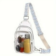 Clear Bag Stadium Approved, Clear Sling Bag for Women Clear Purse for