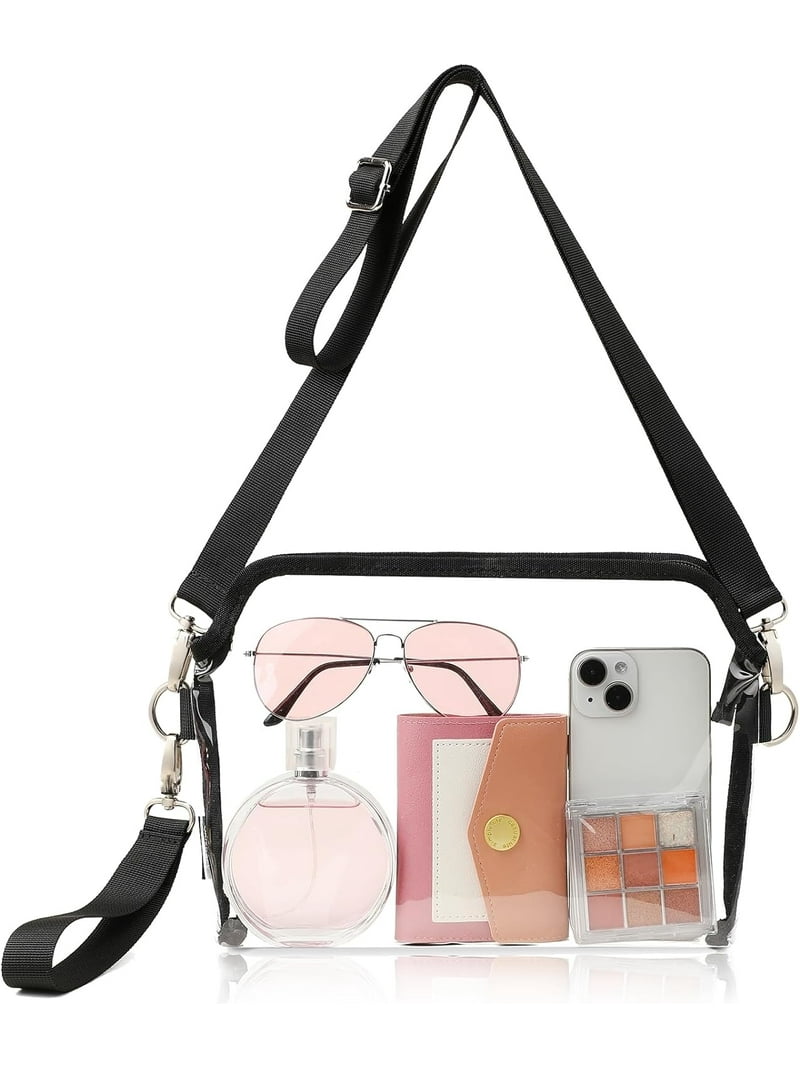 Clear Purses for Women Stadium, Cute Clear Bag Stadium Approved, Clear Handbag Amazon.com: FAIME Cute Tote Bag, Stadium Approved Clear  main image 4