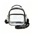 thumbnail image 1 of Clear Bag Stadium Approved, Transparent Crossbody Purse Adjustable Shoulder Strap, 1 of 4