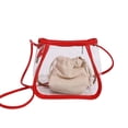 thumbnail image 1 of Clear Bag Stadium Approved, Transparent Crossbody Purse Small Clear Crossbody Bag with Adjustable Shoulder Strap, 1 of 4