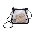 thumbnail image 1 of Clear Bag Stadium Approved, Transparent Crossbody Purse Small Clear Crossbody Bag with Adjustable Shoulder Strap, 1 of 4