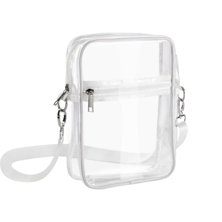 Clear Bag Stadium Approved Unisex Work Business Travel Crossbody Shoulder Bag