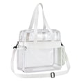 thumbnail image 1 of Clear Bag for Stadium Events 12x6x12 Inches Tote Bag with Detachable Reinforced Adjustable Strap Stadium Approved Clear Crossbody Shoulder Bag for Sports Games Concerts Work Gym, 1 of 4
