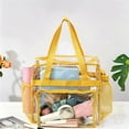thumbnail image 1 of Clear Bag for Stadium Events, Pvc Transparent Backpack with Adjustable Straps, Heavy-Duty Stadium Approved Bag for Work & Sports, 1 of 9