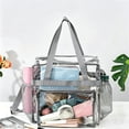thumbnail image 1 of Clear Bag for Stadium Events, Pvc Transparent Backpack with Adjustable Straps, Heavy-Duty Stadium Approved Bag for Work & Sports, 1 of 7
