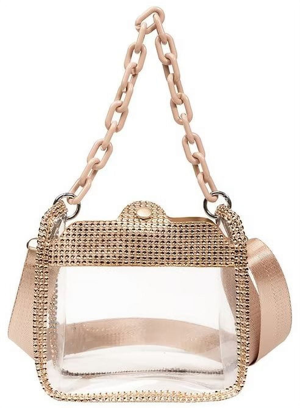 Clear Bag for Women Clear Crossbody Bag Clear Purse Stadium Approved