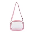 thumbnail image 1 of Clear Bags Lightweight Water Repellent Crossbody Messenger Bag, Sleek Minimalist Transparent Tote Easy Maintenance For City & Seaside Daily Use, 1 of 3