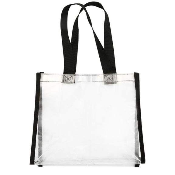 Clear Bags PVC Beach Bag Women Shopping Handbag with Handles for Clothing