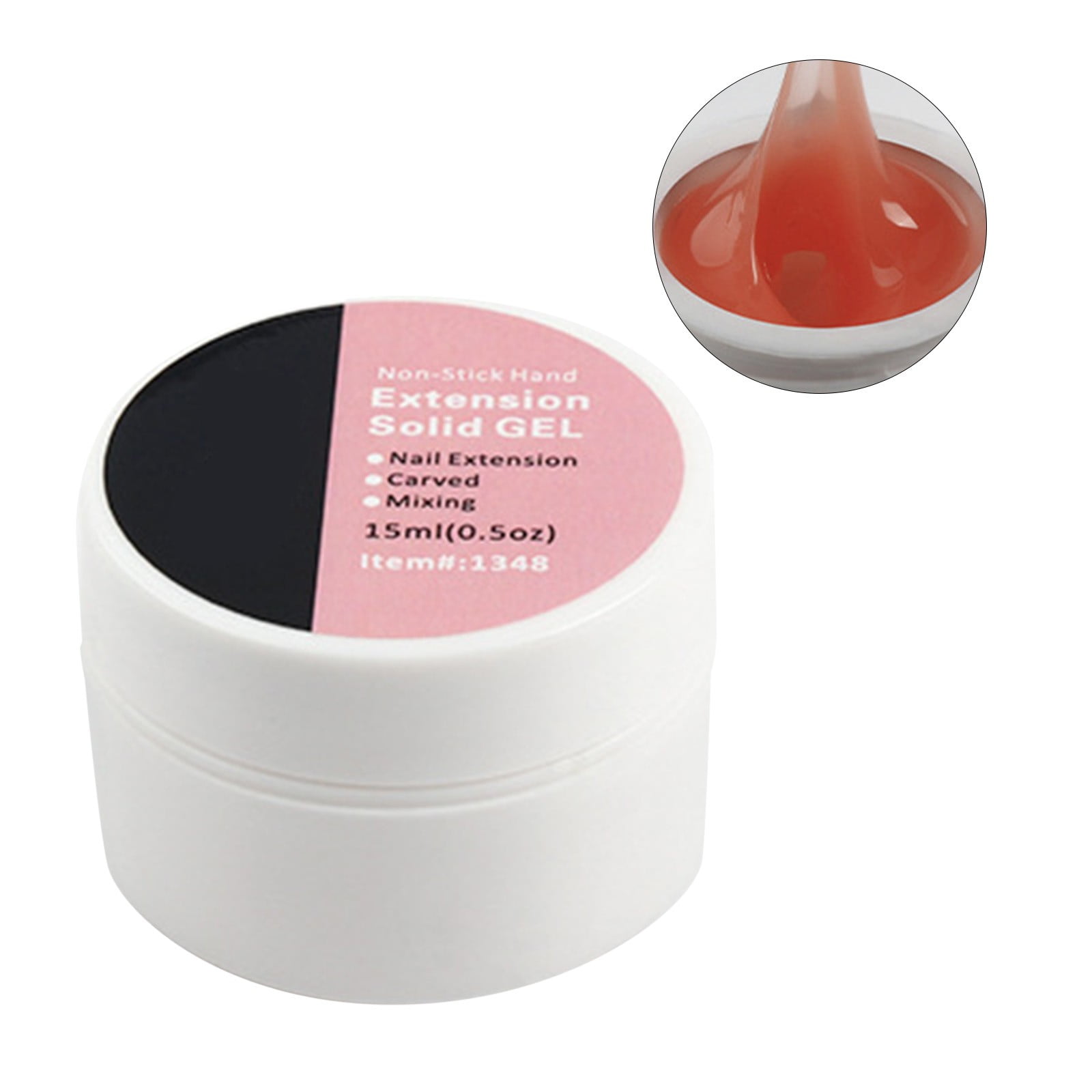 Clear Ballerina Nails Full Cover with Glue Half Cover Ballerina Nail