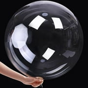 Clear Balloons, Pre Stretched 20 Clear Balloons Transparent 50Pcs Big BoBo Balloons for Photo Shoot Birthday Party Wedding Engagement Baby Shower Anniversary Decoration
