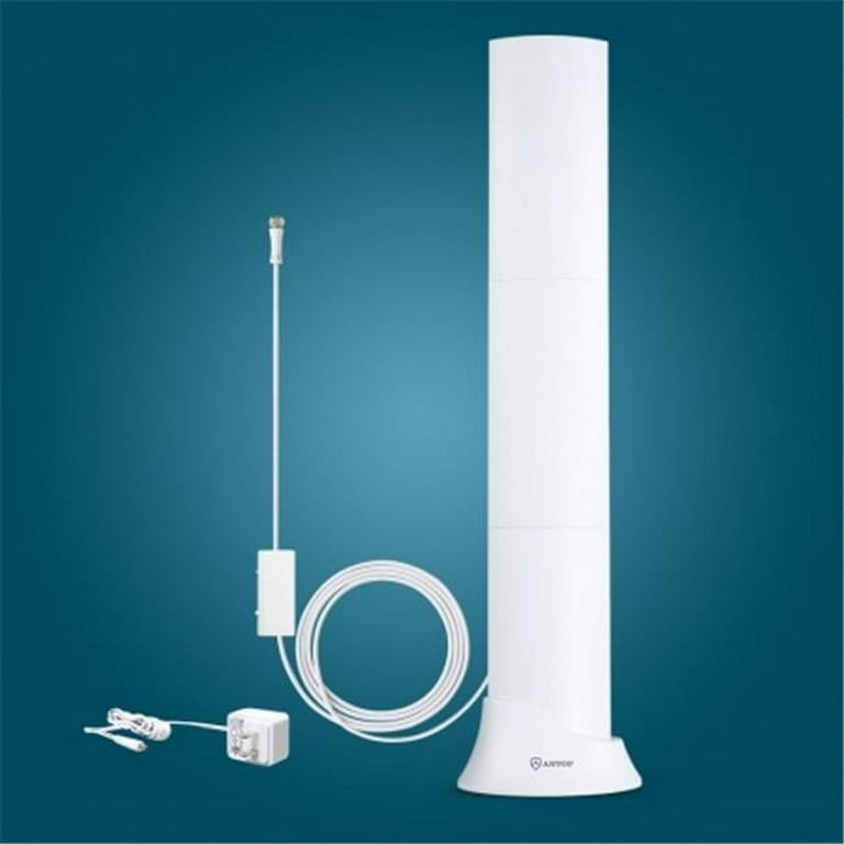 Clear Bar Smartpass Amplified Indoor Outdoor HD TV Antenna with Built in 4G LTE Filter