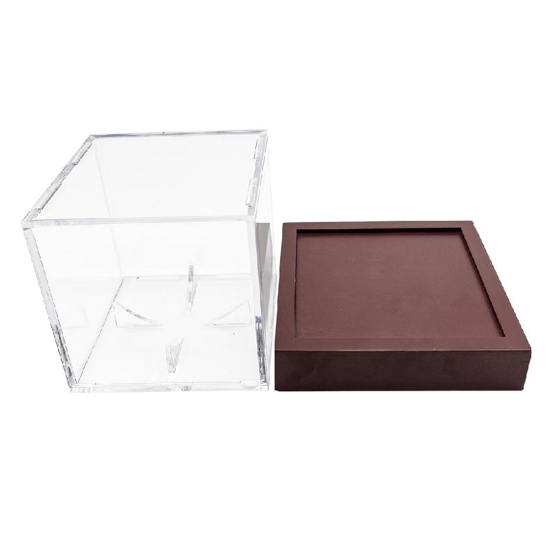 Clear Baseball Display Case Acrylic Display Protector Clear Cube ...