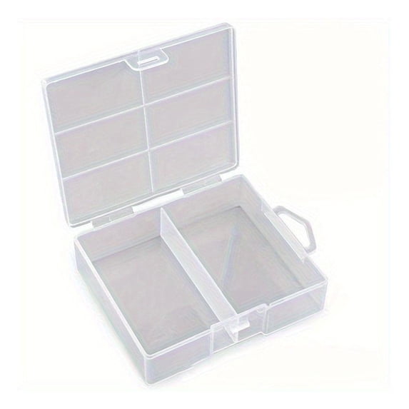 Portable Storage Pc Clear Battery Storage Case For AA AAA Batteries Durable PC Organizer ...