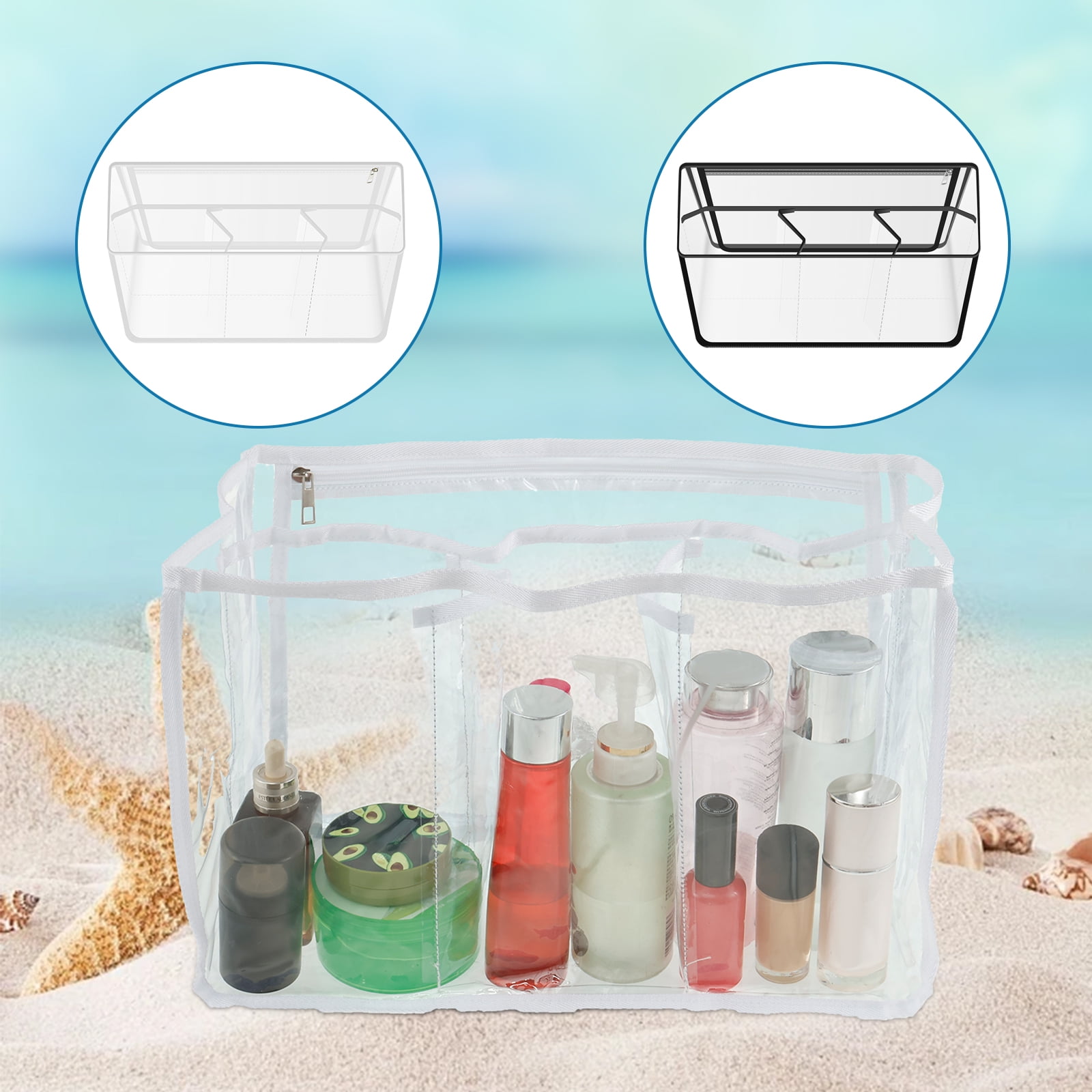 Clear bag organizer sale