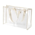 thumbnail image 1 of Clear Beach Bag for Women Waterproof PVC Portable Large Transparent Tote Bag for Swim Travel, 1 of 3