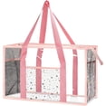 thumbnail image 1 of Clear Beach Tote Bag - Waterproof PVC Stadium Approved - Extra Large Transparent Bag for Pool, Concert, 1 of 6