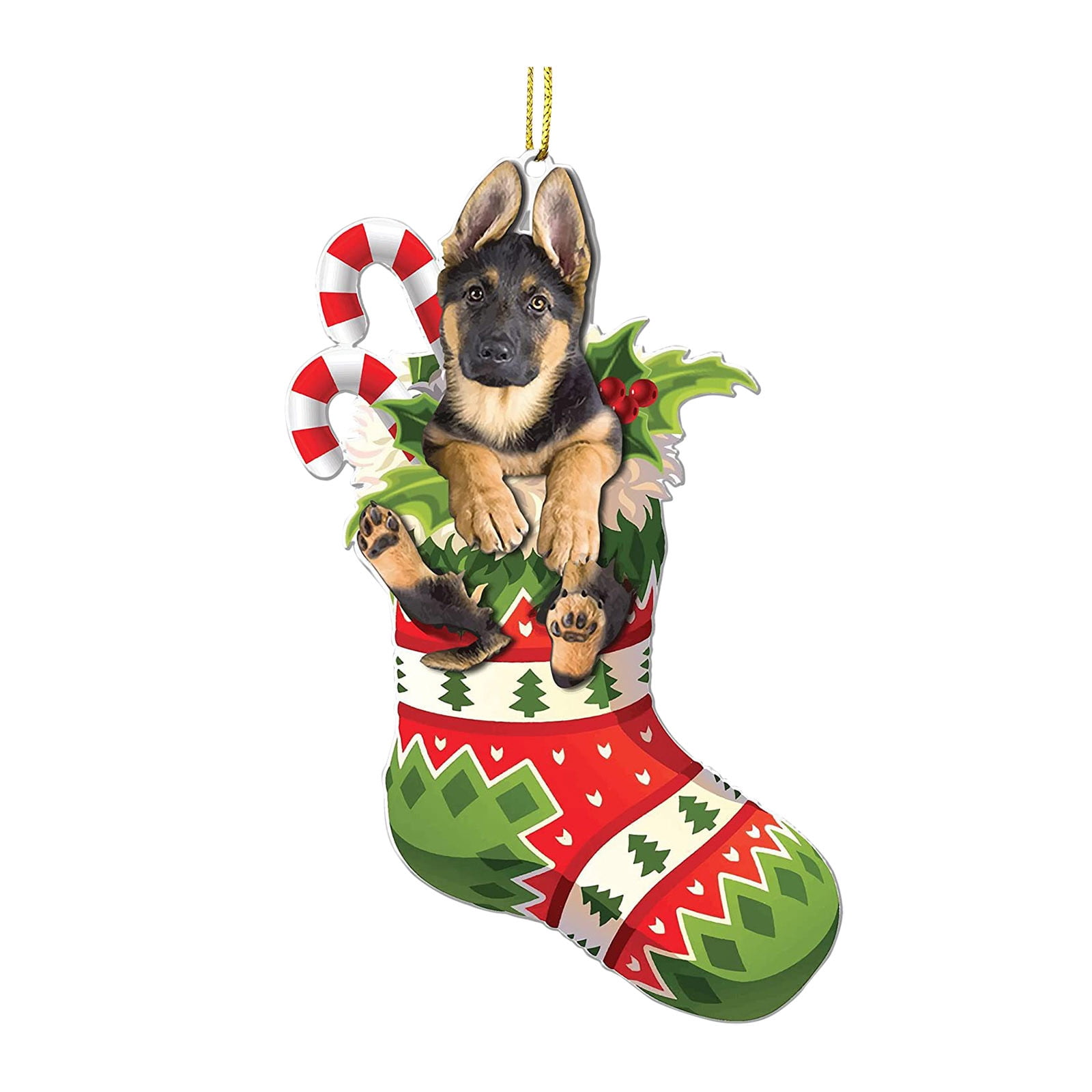 Clear Beads Garland Bills Ornament Vintage Miniature Trees Glass