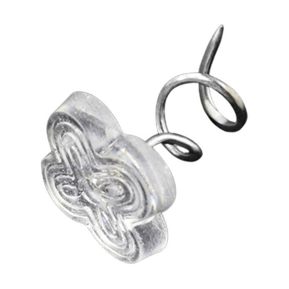 Clear Bed Skirt Pins with Twist Pins 100 pcs for Holds Bed Skirts, Drapes, Slipcovers and Other Fabric and Materials Securely in Place