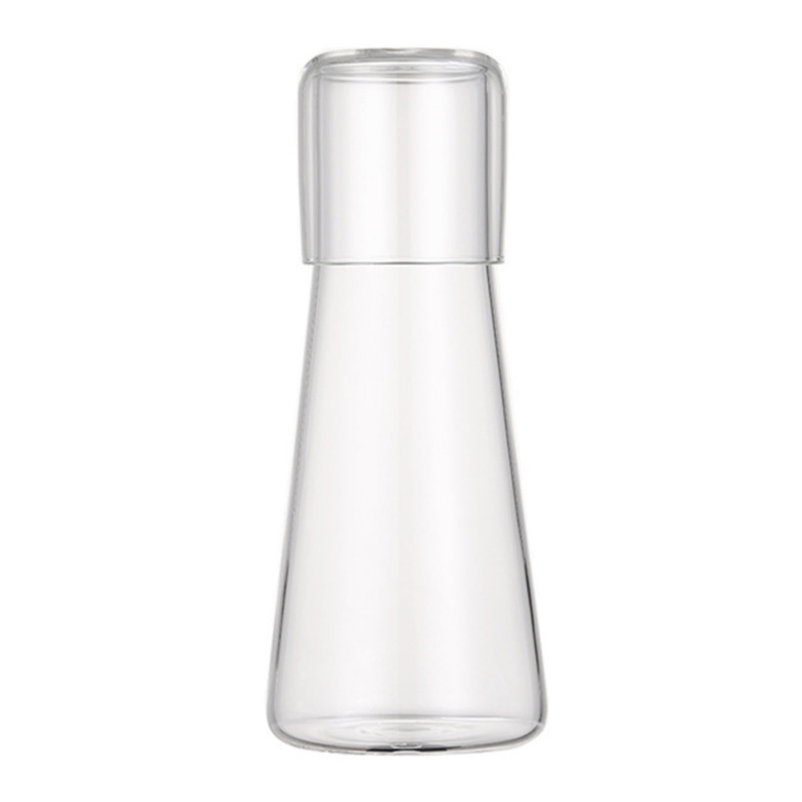 Clear Bedside Water Carafe Set with Tumbler Glass for Bedroom, Bedside