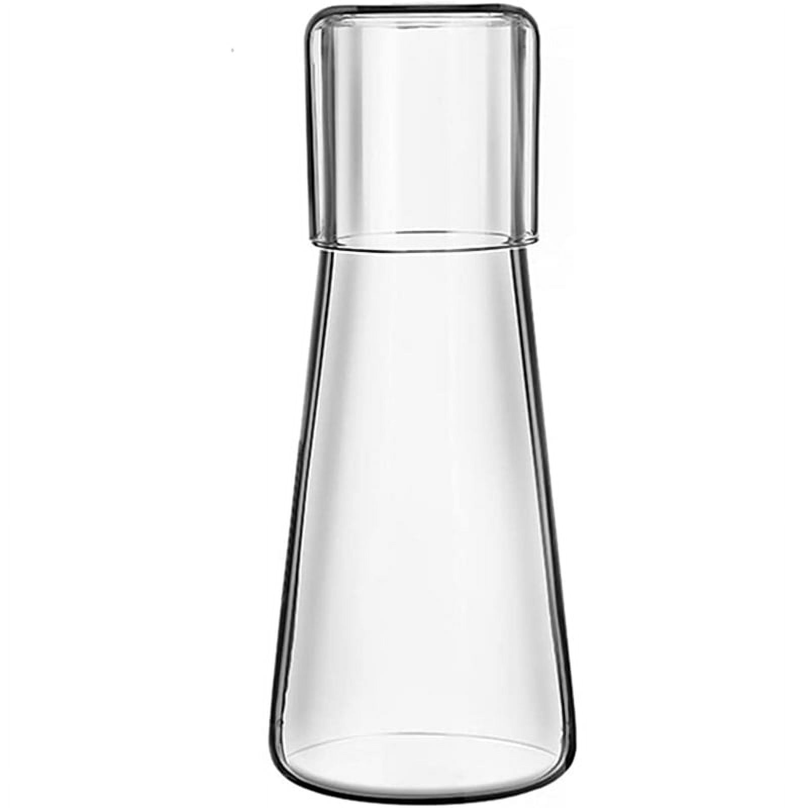 Clear Bedside Water Carafe Set with Glass for Bedroom Nightstand, Night ...
