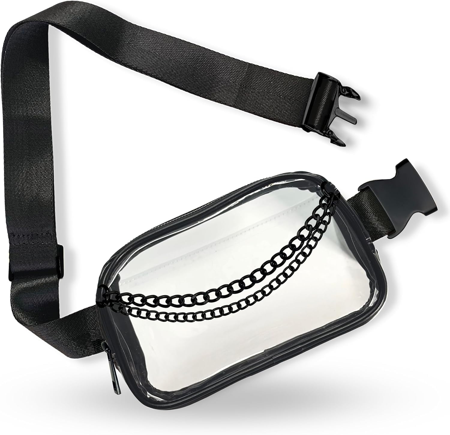 Clear Belt Bag Cute Clear Purse for Women Stadium Approved Below