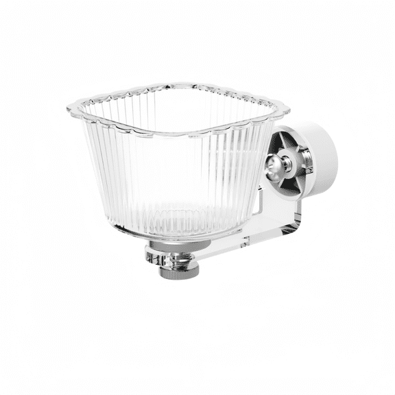 Clear Bird Feeder Bowl Base For Parrots Feeding Station Outdoor Indoor Use