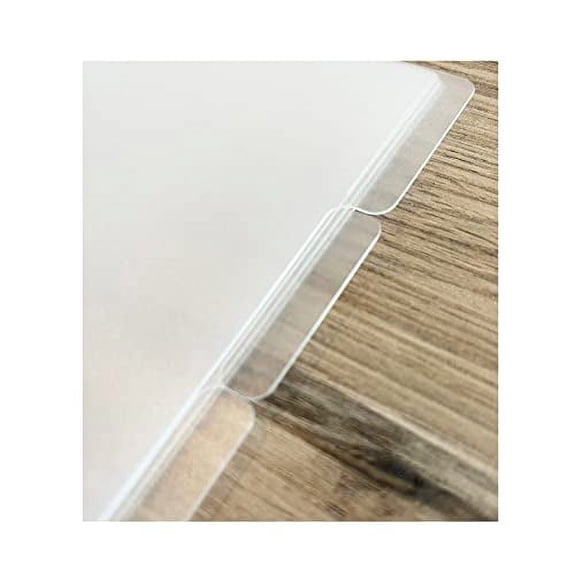 Clear Blank Binder Tab Dividers for 7 Disc Planners (6 Pk)