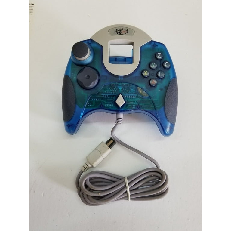Clear Blue Mad Catz Controller Control Dream pad for Sega Dreamcast Bulk  Packaging