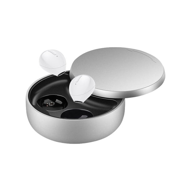 Clear Bluetooth Headset | with Battery Powered Wireless LED Light | featuring ear sports | Great Gift Idea for Friends and Family C Solid Choice High Quality