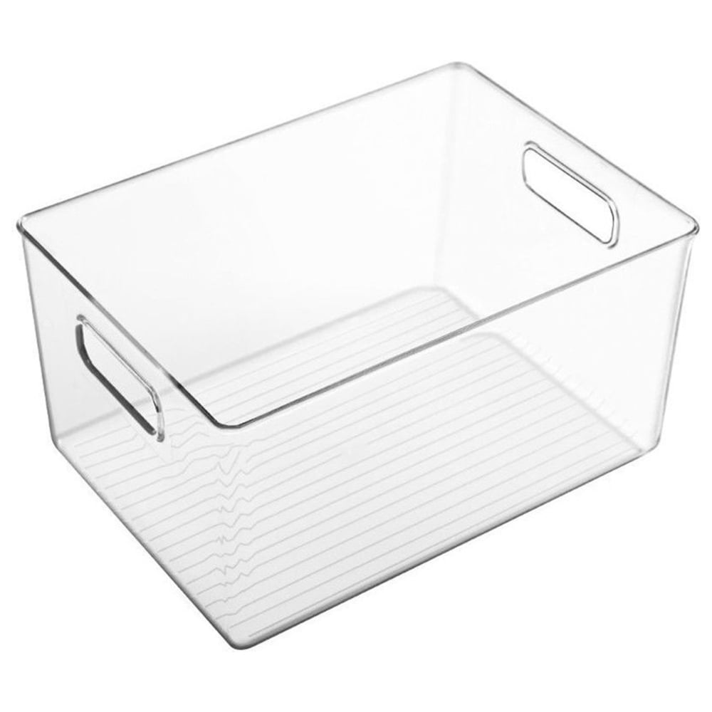 Clear Book Storage Organizer Large Arylic Storage Containers for Office