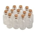 thumbnail image 1 of Clear Borosilicate Glass Bottle With Cork 5ml Breakable Glass Bottle Prop Gift Jars Crafts 100pcs-18*40*07mm, 1 of 5
