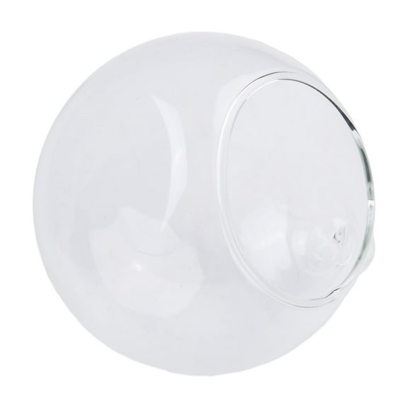 Clear Borosilicate Glass Hanging Ball Vase Succulent Plant Terrarium Container Flower Pot with Open Mouth for Home Garden Decor 8cm Fangkenuo