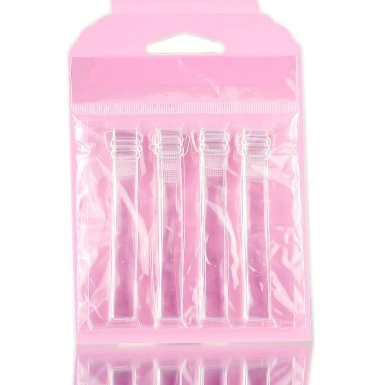 Pink Ladies Printed Transparent Strap Bra at Best Price in