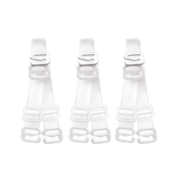 Clear Bra Straps, 3Pairs Invisible NonSlip Adjustable Bra Straps for