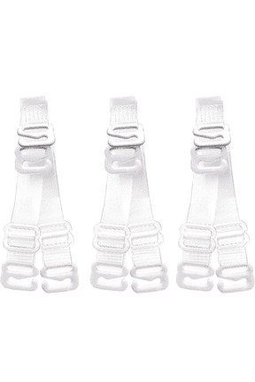 Clear Bra Straps, 3-Pairs Invisible Non-Slip Adjustable Bra Straps for Strapless Bra