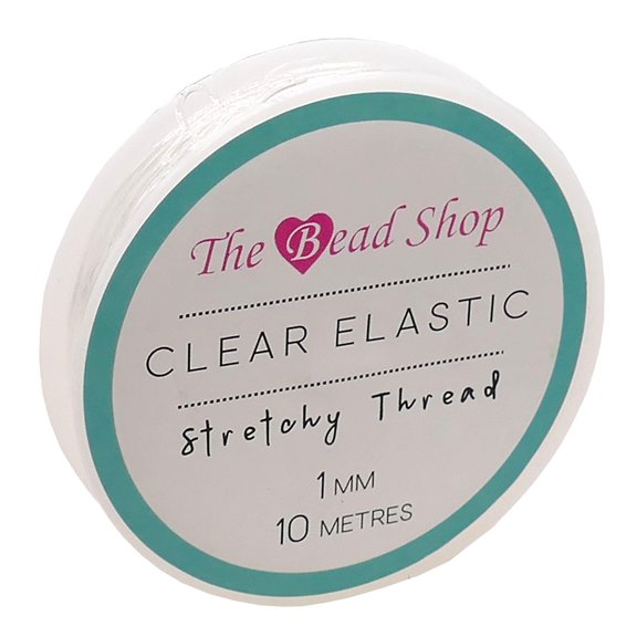 Clear Bracelet String, Elastic for Bracelet Making - Stretchy 1mm 10m
