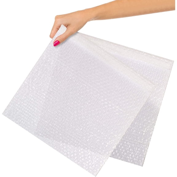 10 Pack Clear Bubble Wrap Bags 12" x 11.5" Self-Sealing Bubble Wrap Pouches