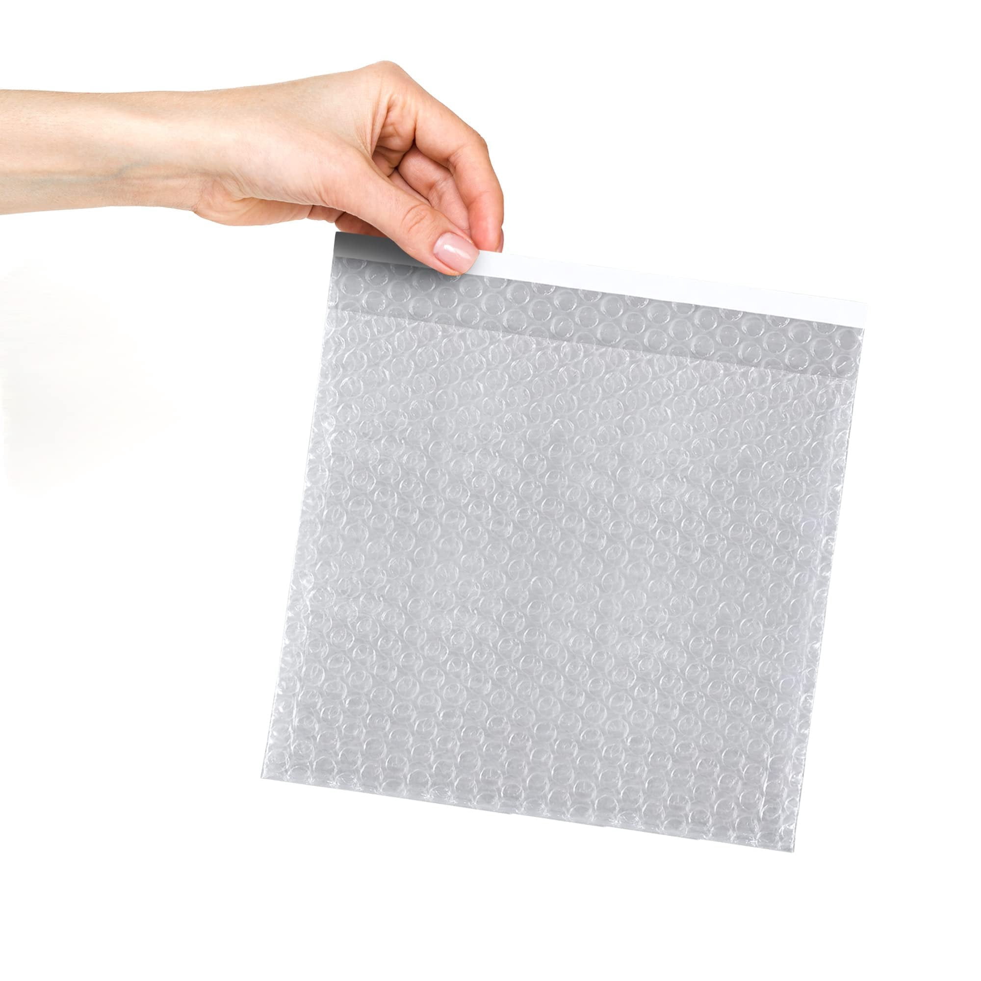 Bubble Wrap Bags Clear Polyethylene Self Seal 10 count 15 x 17.5 in