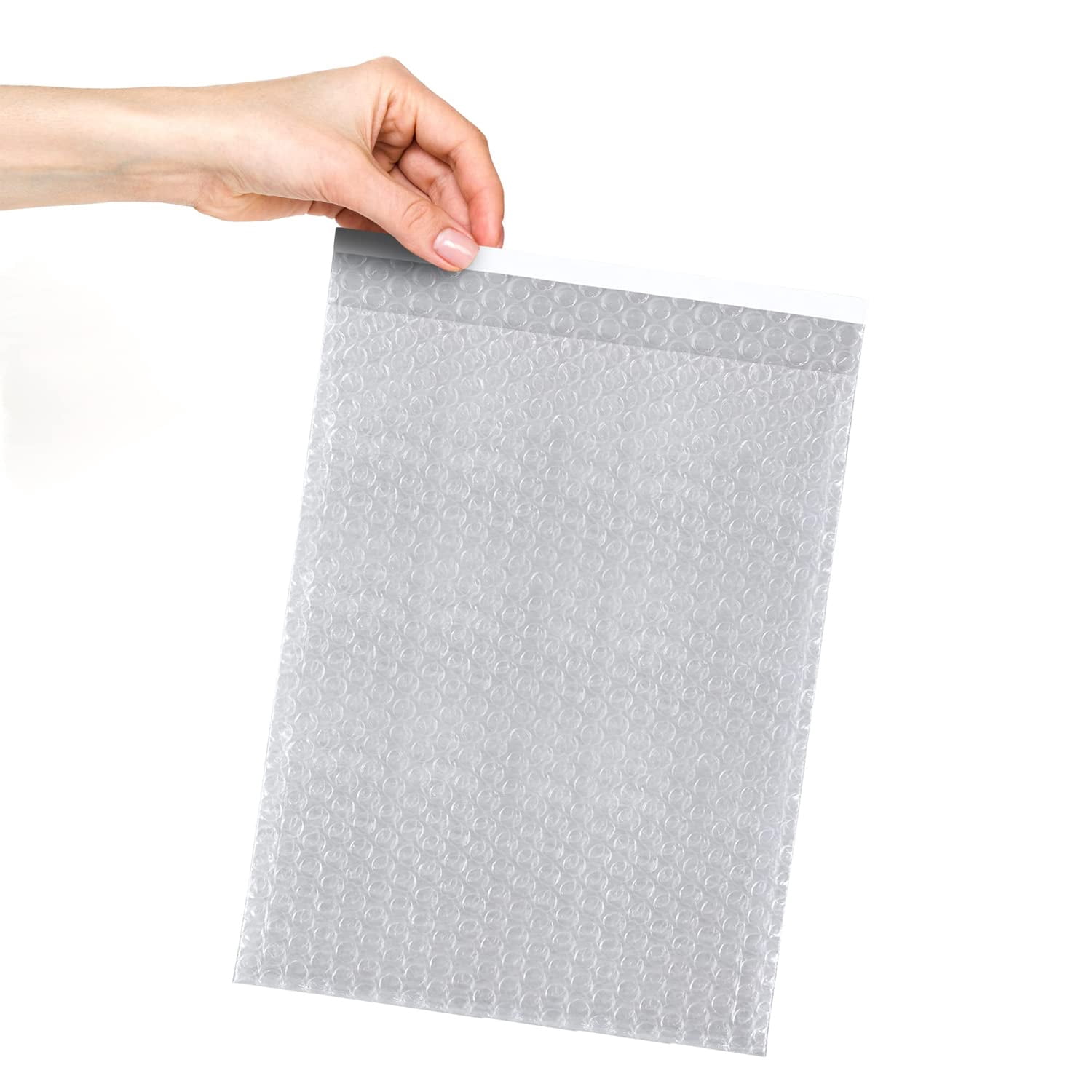 Clear Shipping Bubble Bags, Self Seal Polyethylene Pouches, 110 Count, 18 x 23.5 in