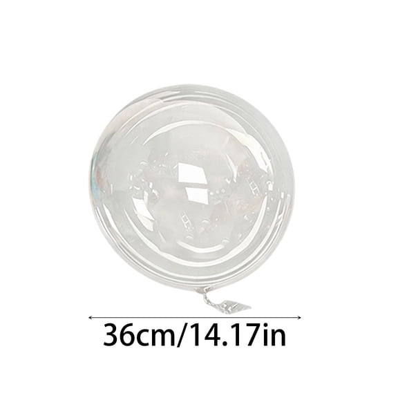 Clear Bubble Balloons with 36-Inch Large Round Design, 8-Pack, Transparent, for Wedding and Birthday Celebrations, Party Decorations