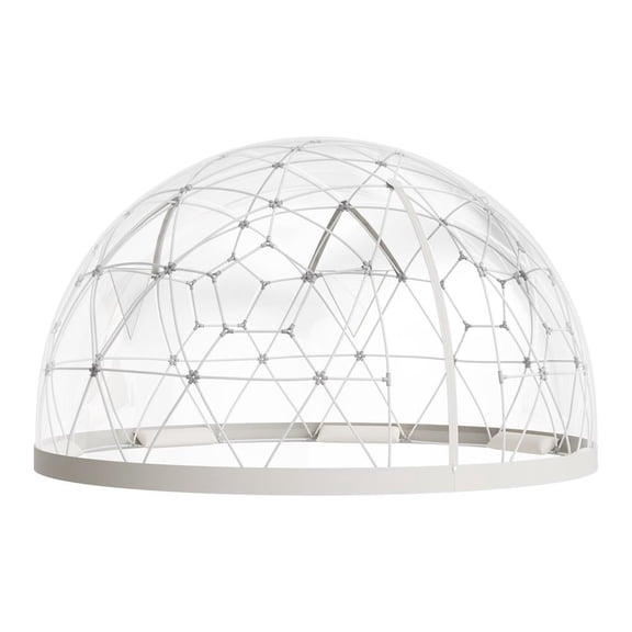 Clear Bubble Tent for 2-4 Person, 9.5 X 5.7 Ft Pvc Dome Garden Igloo with Window, Weatherproof Geodesic Shelter