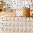 Using Stick Design Clear Bubble Umbrella Bulk 52 Inch Large Dome Rain Windproof Stick for ...