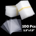 thumbnail image 1 of Clear Bubble Wrap Bags, 100 Pack 5.9x7.9 Inch Double-Sided Cushioning Pouches for Packing Fragile Items, 1 of 11