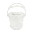 thumbnail image 1 of Clear Bucket Water Container Drinks Storage Transparent PET Material for Household Car Wash Camping, 1 of 9